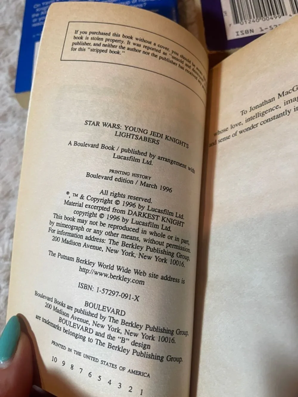 Star Wars Young Jedi Knights Paperback Book